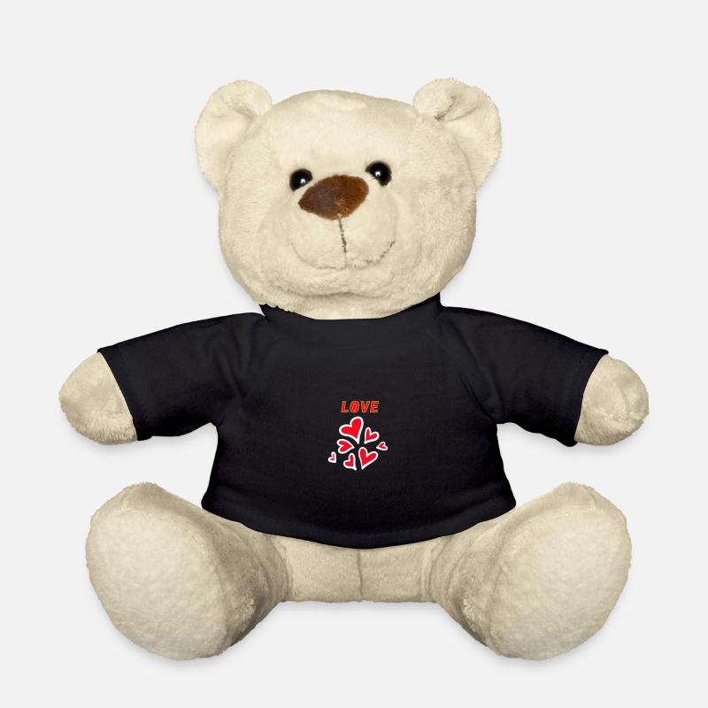 Liebe - Liebesparade - Teddy - Schwarz