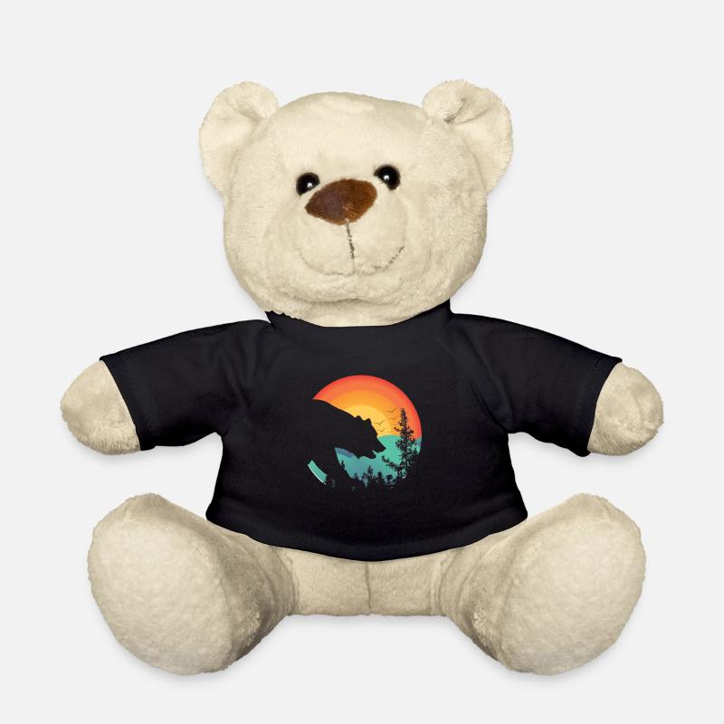 ein Bär - Teddy - Schwarz