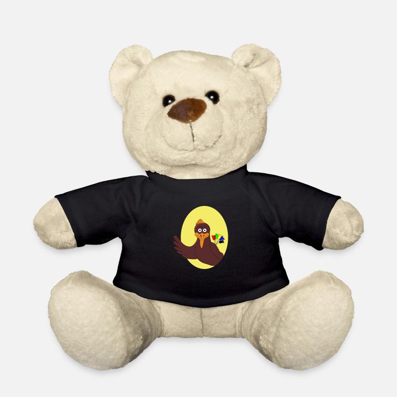 Ein Huhn sagt Hallo - Teddy - Schwarz