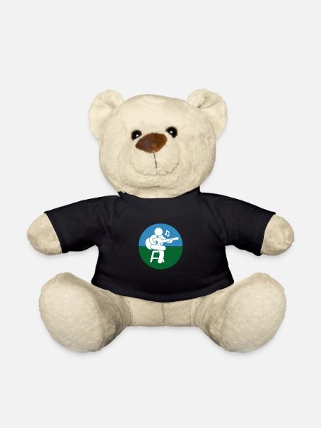 musician - Teddy Bear - black