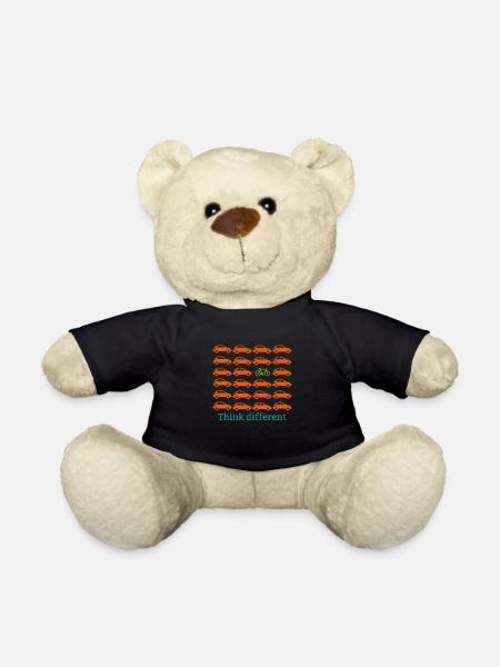 Think different Geschenk Fahrrad Radfahrer Sport - Teddy - Schwarz