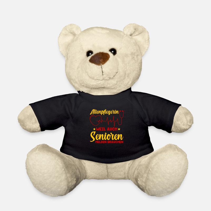 Altenpflegerin Pflegekraft Pfleger - Teddy - Schwarz