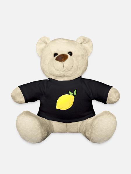 Zitrone - Teddy - Schwarz