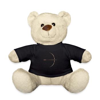 Gezeichneter englischer Langbogen - Teddy - Schwarz - Vorne