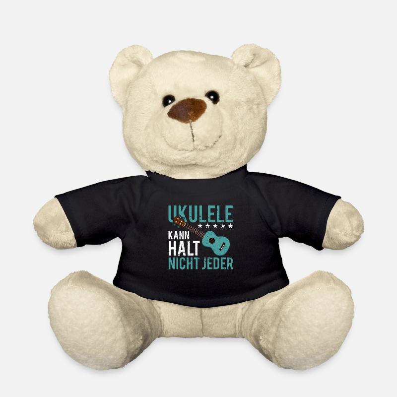 Ukulele kleine Gitarre Ukulelist - Teddy - Schwarz