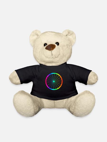 Bicycle Rainbow Rim - Teddy Bear - black