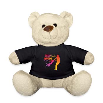 Father and daughter - Teddy Bear - black - Front