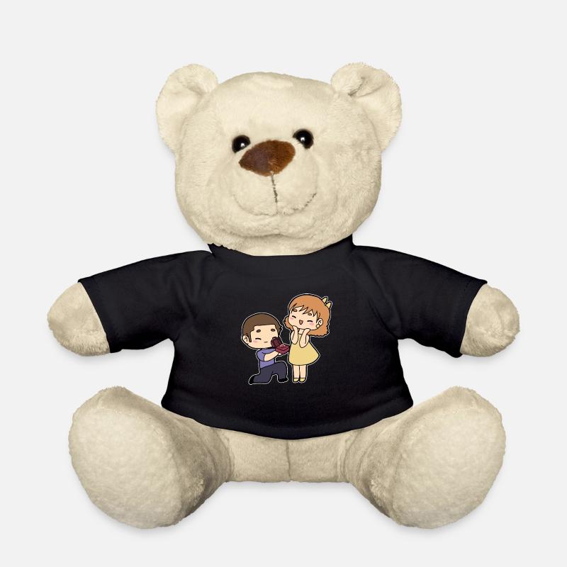 Demande en mariage - Nounours - noir