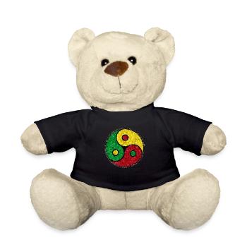 Yin Yang Rasta - Nounours - noir - Devant