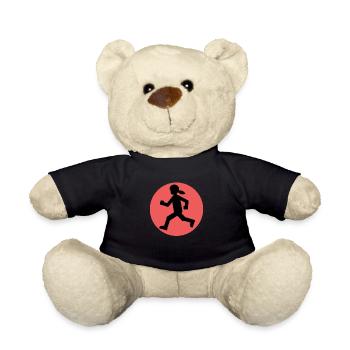 un cadeau pour un coureur - Nounours - noir - Devant