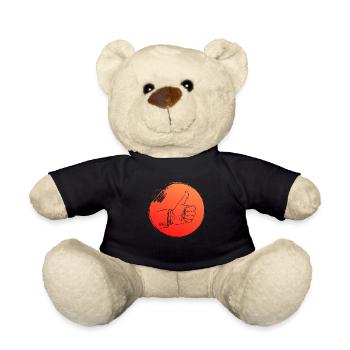 Daumen hoch - Teddy - Schwarz - Vorne