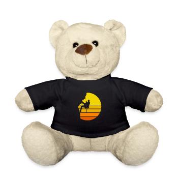 escalade idée de cadeau alpinisme grimpeur boulder - Nounours - noir - Devant