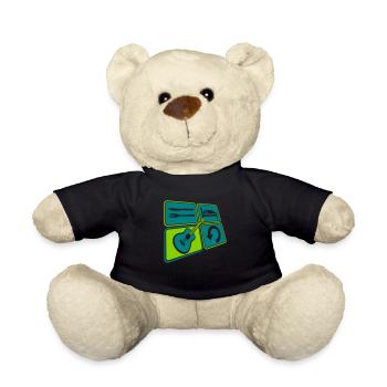 Play rock guitar daily - Teddy Bear - black - Front