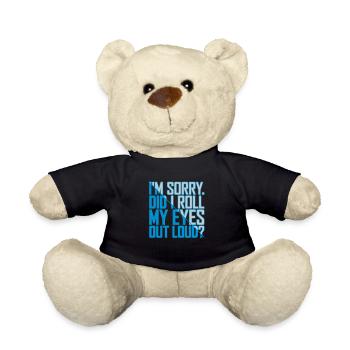 Roulez mes yeux - Nounours - noir - Devant