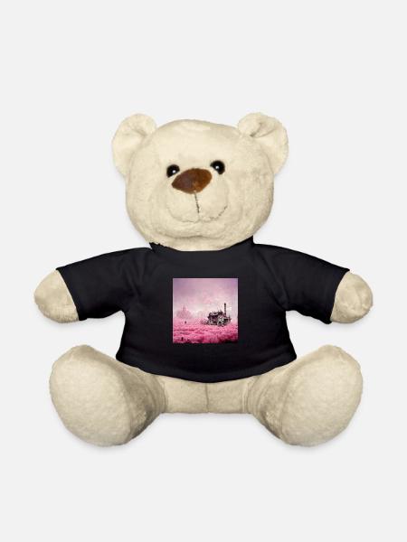 Postapokalyptisches rosa Wunderland - Teddy - Schwarz