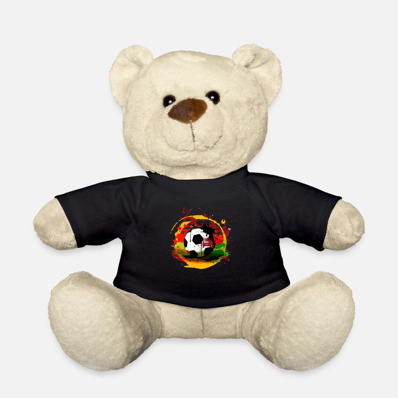 Fussball Deutschland - Teddy - Schwarz