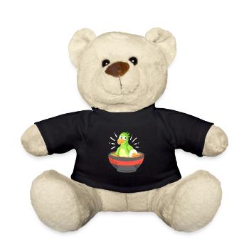 Cockatiel in a Ramen bowl - Teddy - Schwarz - Vorne