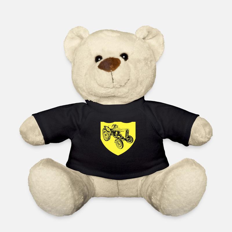 Tractor - Teddy Bear - black