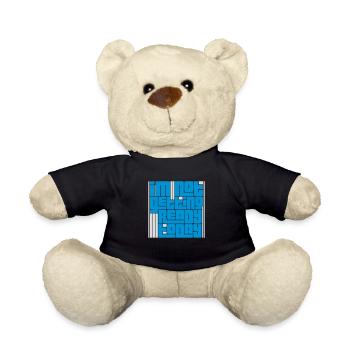ne pas se préparer aujourd’hui - Nounours - noir - Devant