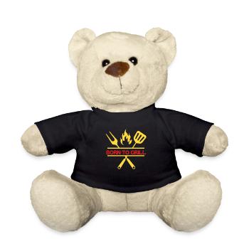 Born to grill - Teddy - Schwarz - Vorne