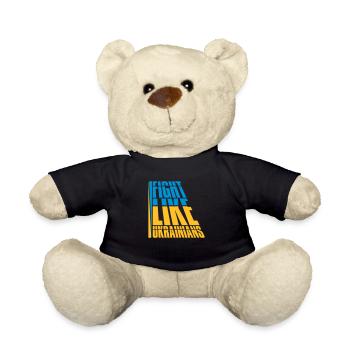 fight like ukrainians Zitat - Teddy - Schwarz - Vorne