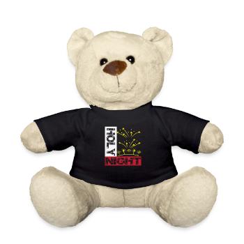 Holy Night - Teddy Bear - black - Front