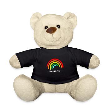 Rainbow - Teddy - Schwarz - Vorne