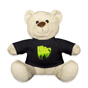 Je me fiche des faits - Nounours - noir - Devant