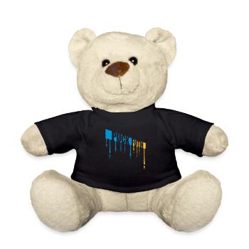 Conception du logo Puck Futin - Nounours - noir - Devant