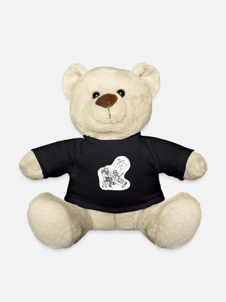 Therapeut Poster - Teddy - Schwarz