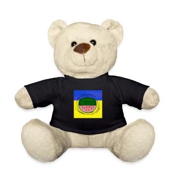 watermelon ukraine kherson - Nounours - noir - Devant