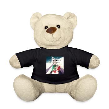 Woman Life Freedom In Farsi / Iran - Teddy Bear - black - Front