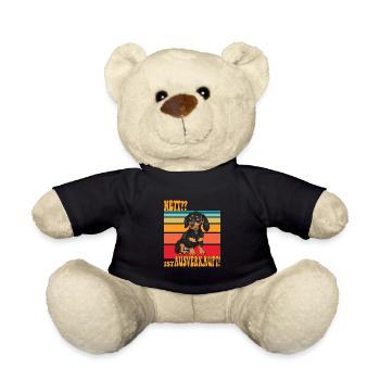 Nett?? Ist Ausverkauft - Teddy - Schwarz - Vorne
