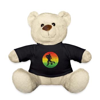 Fußballtrainer Fußballspieler Fußball Fußballer - Teddy - Schwarz - Vorne