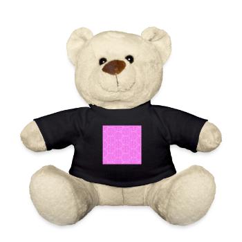 Chinesisches Muster - Teddy - Schwarz - Vorne