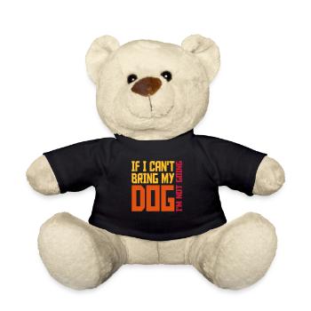 Citation Apportez mon chien - Nounours - noir - Devant