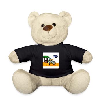 Astronaut - Teddy Bear - black - Front