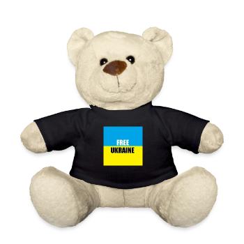 free ukraine - Teddy - Schwarz - Vorne