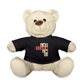 Is my horse ok? - Teddy Bear - black - Front