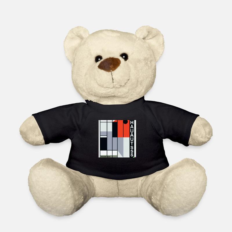 Conception générée par l’intelligence artificielle IA / KI - Nounours - noir