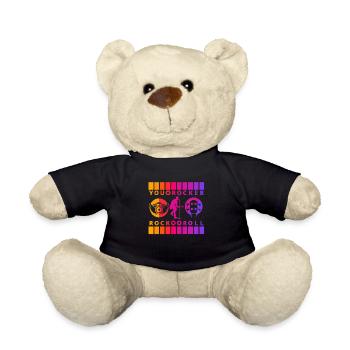 YOU ROCKER SINGER - Teddy Bear - black - Front