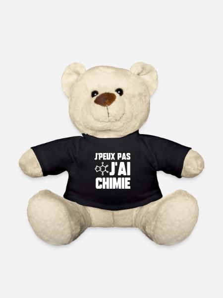 J’peux pas j’ai chimie - Nounours - noir