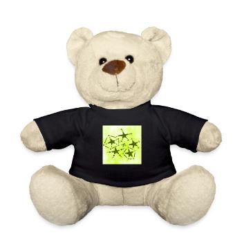 5 STERNE LÄCHELN GELB - Teddy - Schwarz - Vorne