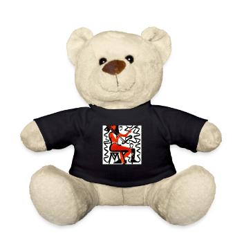 Fille de la musique - Nounours - noir - Devant