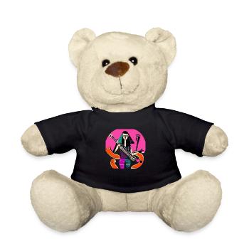 Fille de la musique - Nounours - noir - Devant