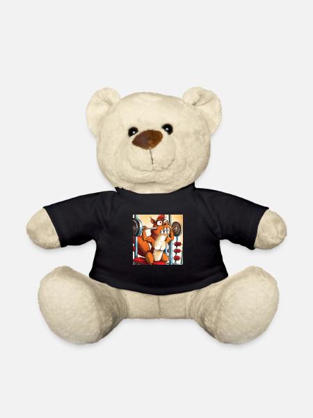 SQRRLD - Squirrel's Bench Press Accident 02 - Teddy - Schwarz