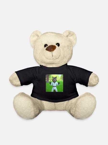 Karate Hörnchen - Teddy - Schwarz