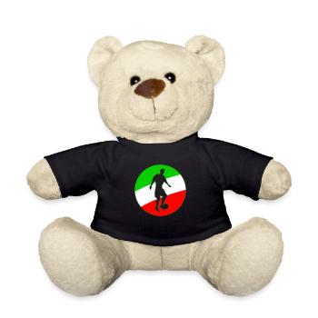 Footballeur Italie - Nounours - noir - Devant
