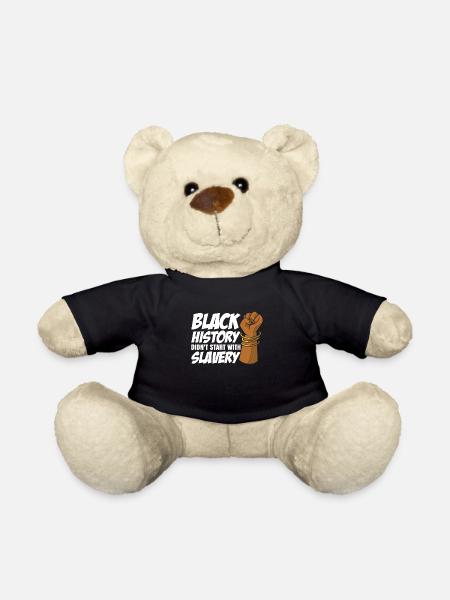 Schwarze Geschichte Begann Nicht Mit Sklaverei - Teddy - Schwarz