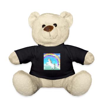 Unicorn Magic Gift - Teddy Bear - black - Front